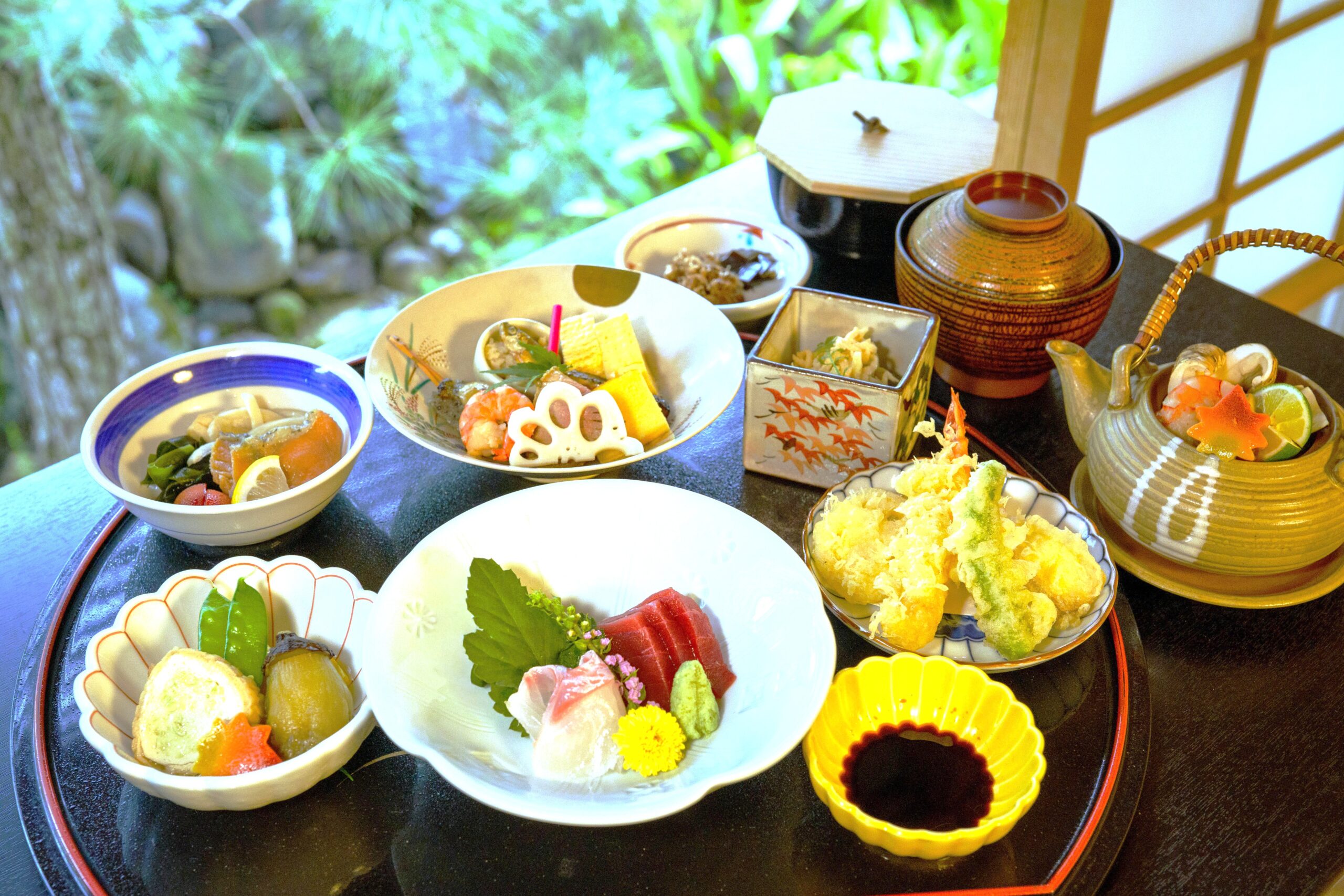 あらし山 遊月 季節のお膳コースの料理 2